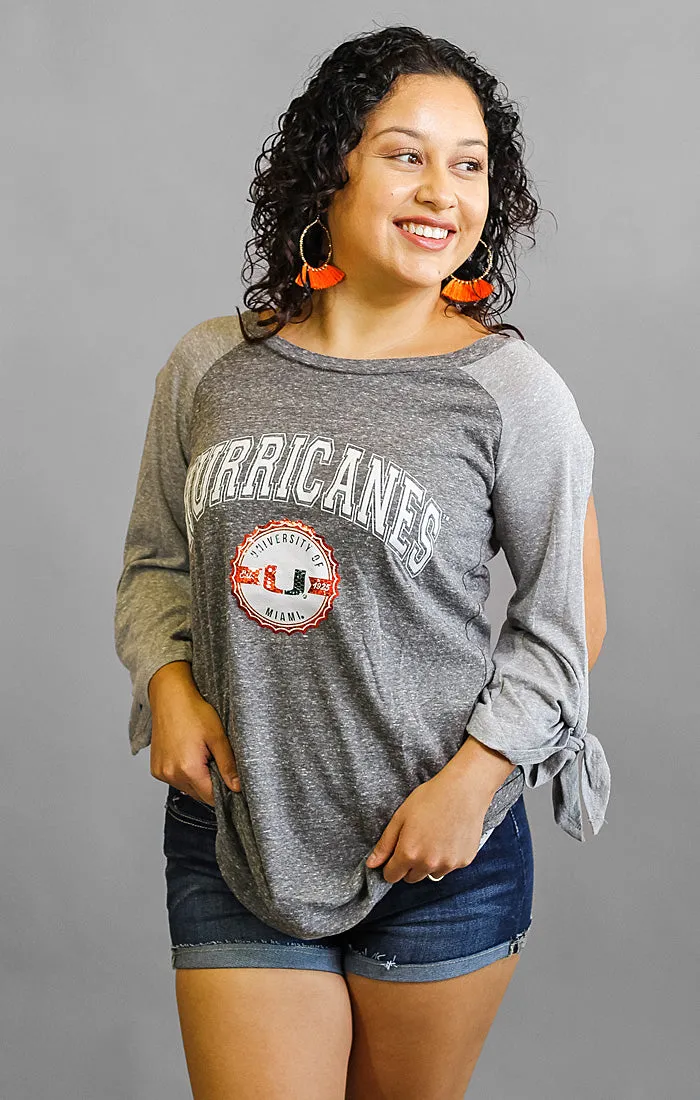 Hurricanes Tie Sleeve Raglan