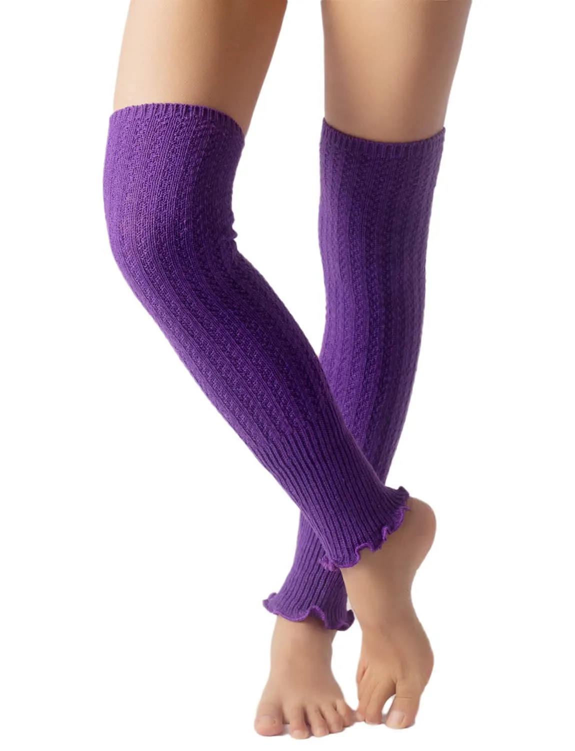 iB-iP Women's Ballet Dancer Running Aerobics Costume Stretch Leg Warmer