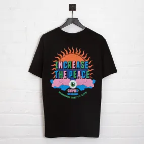 Increase The Peace Back Print - Tshirt - Black