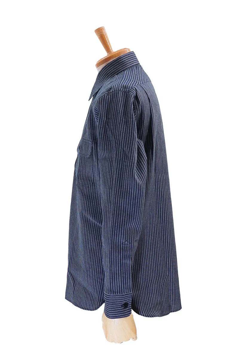 Indigo Stripe Work Shirt