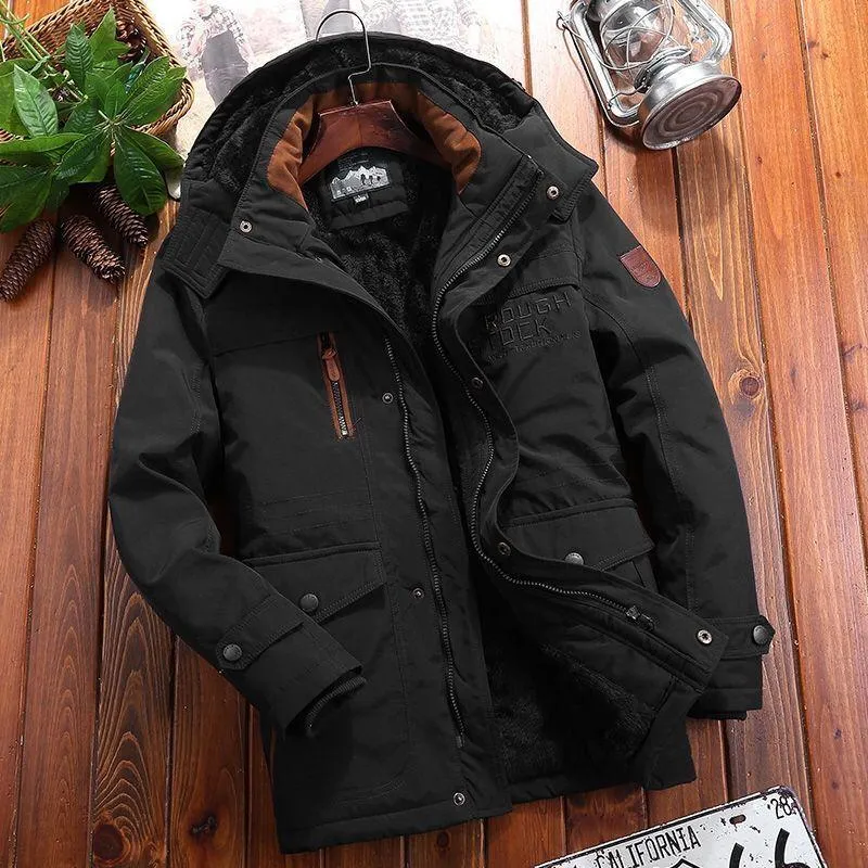 Insulated Multi-Pocket Windproof Parka