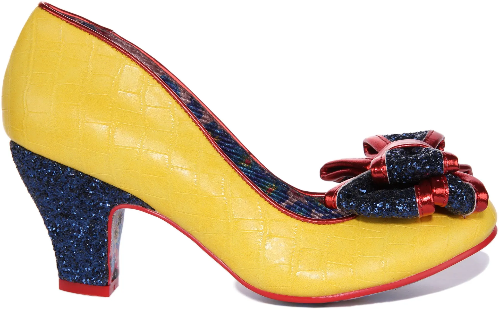 Irregular Choice Ban Joe Croc Effect In Yellow For Women