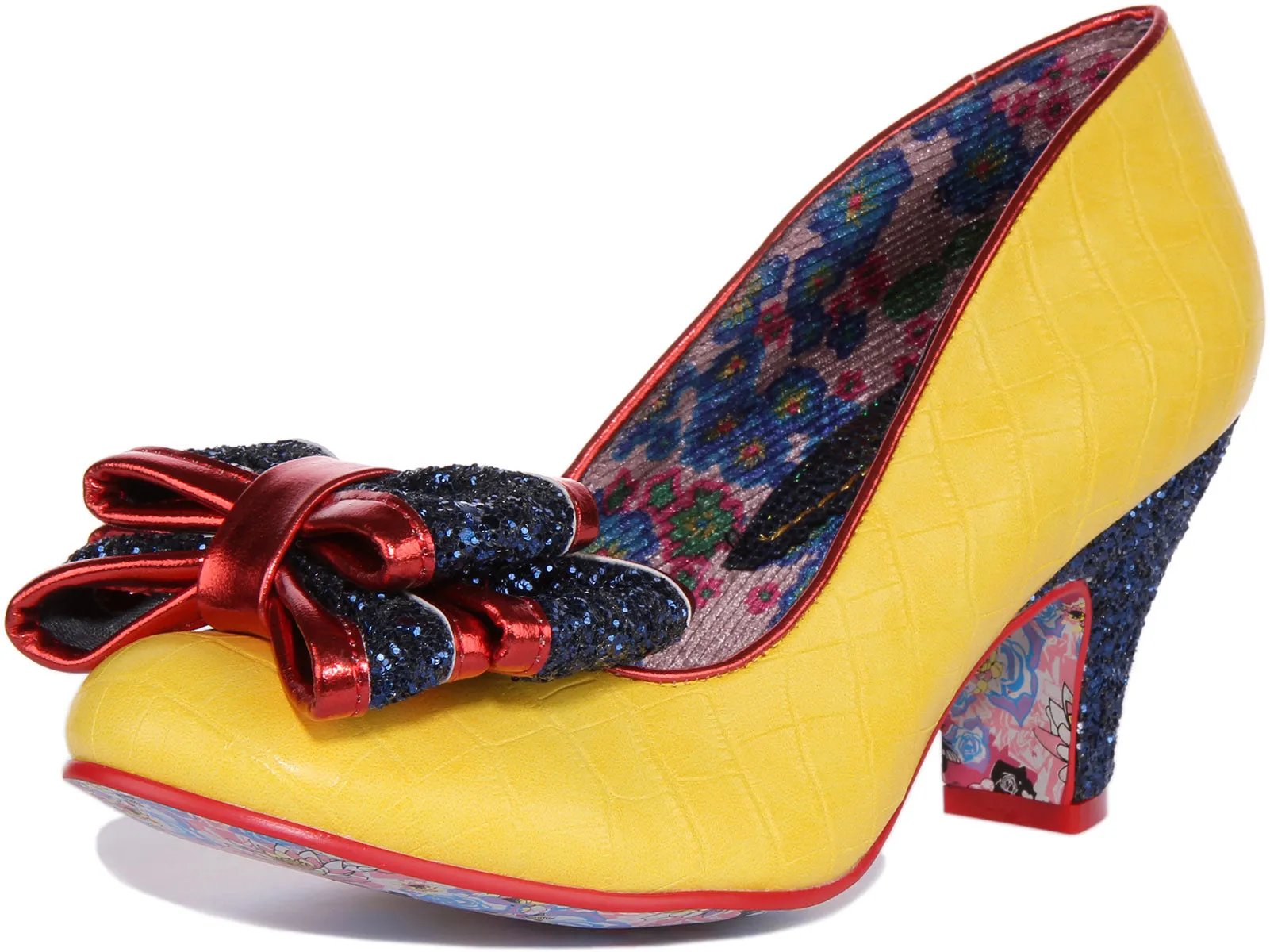 Irregular Choice Ban Joe Croc Effect In Yellow For Women