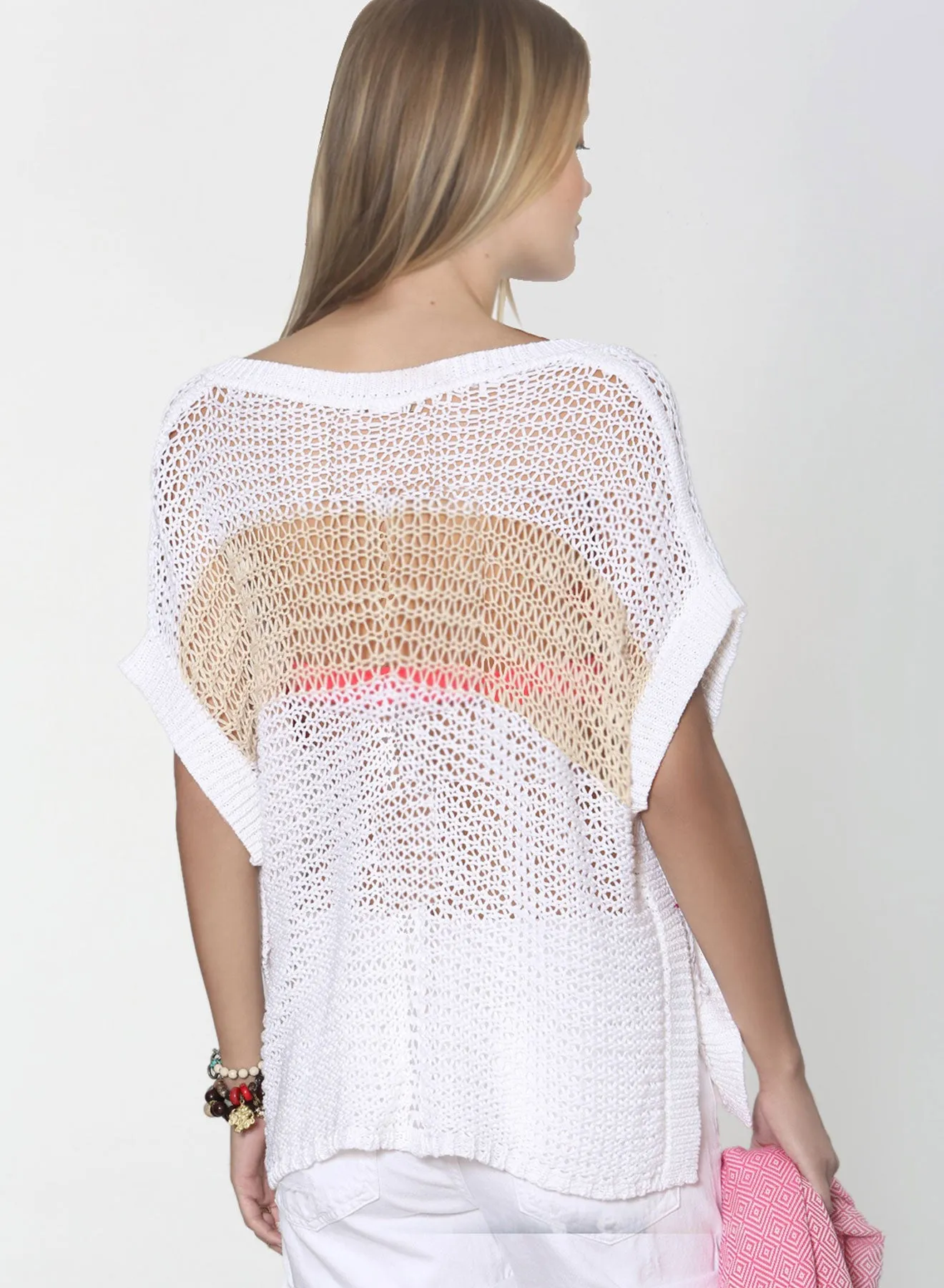 Island Eye Tunic - White