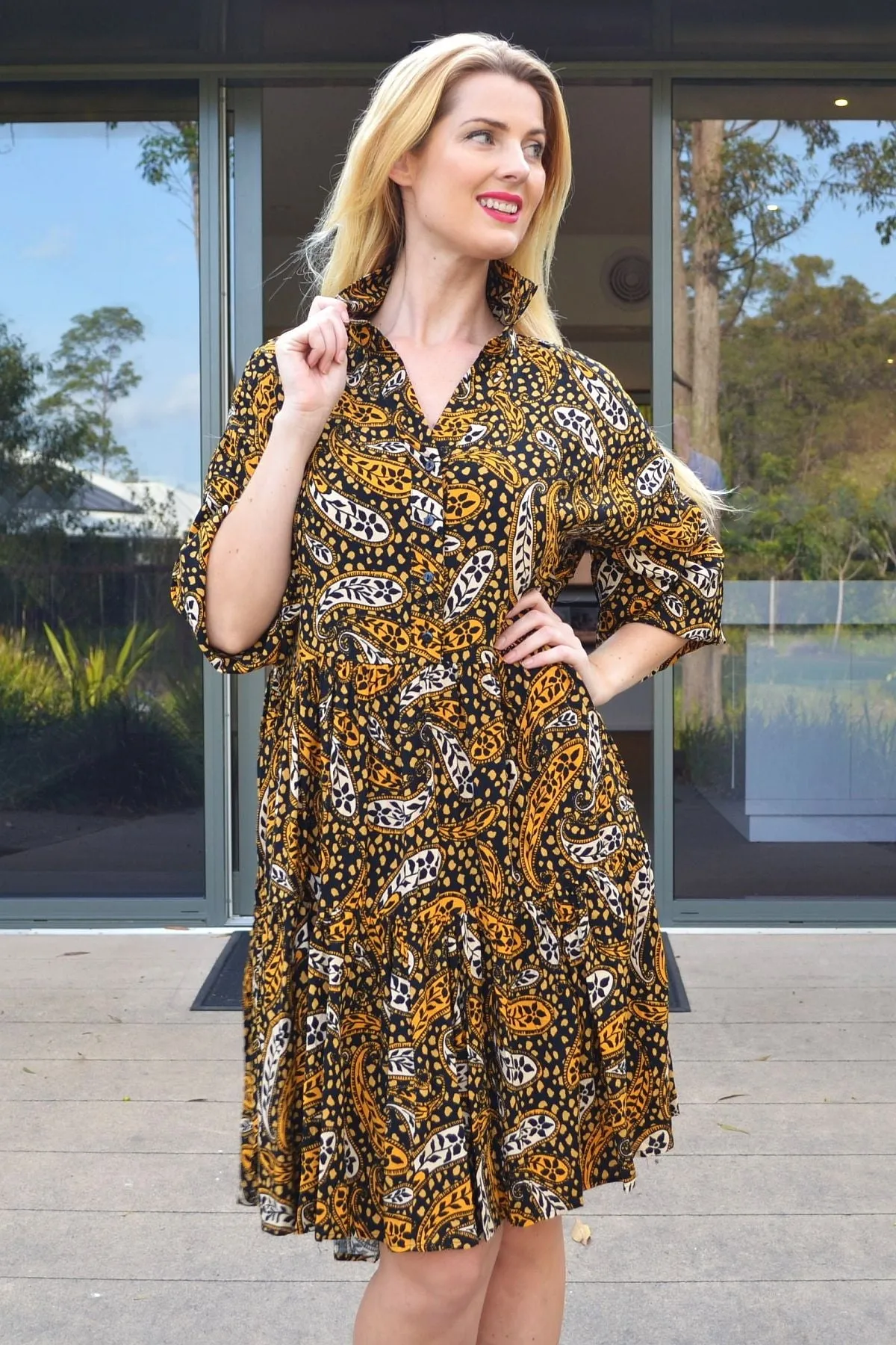 Jasmine Paisley Tunic Dress