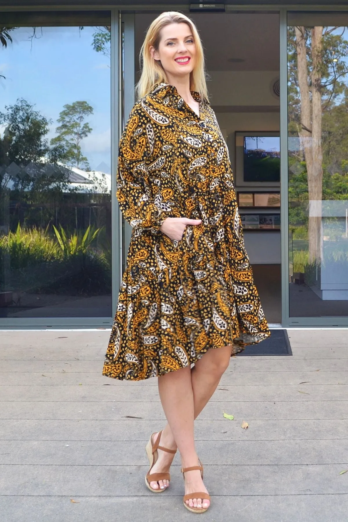 Jasmine Paisley Tunic Dress