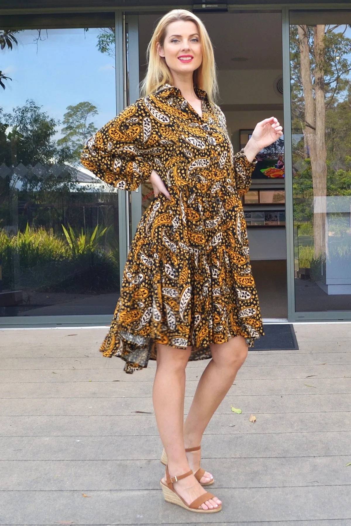 Jasmine Paisley Tunic Dress