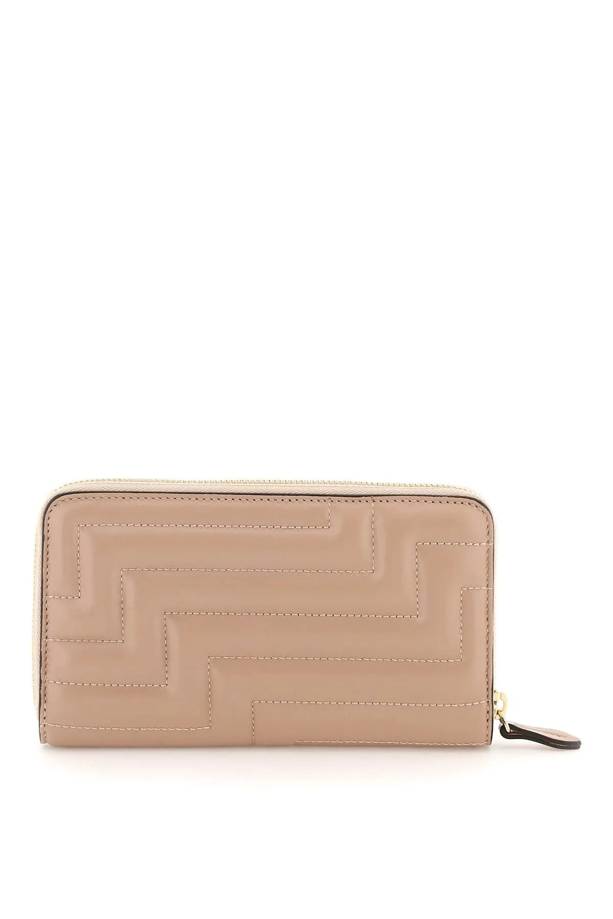 Jimmy choo zip around quilted nappa wallet