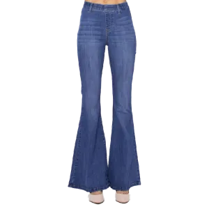 Judy Blue Women's Hi Waist Pull-on Super Flare Jeans