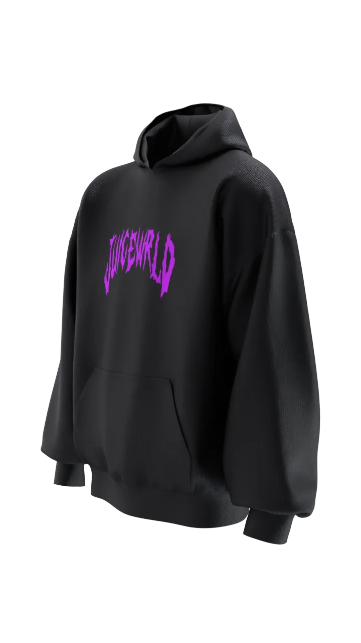 JuiceWrld Oversized Hoodie - Black