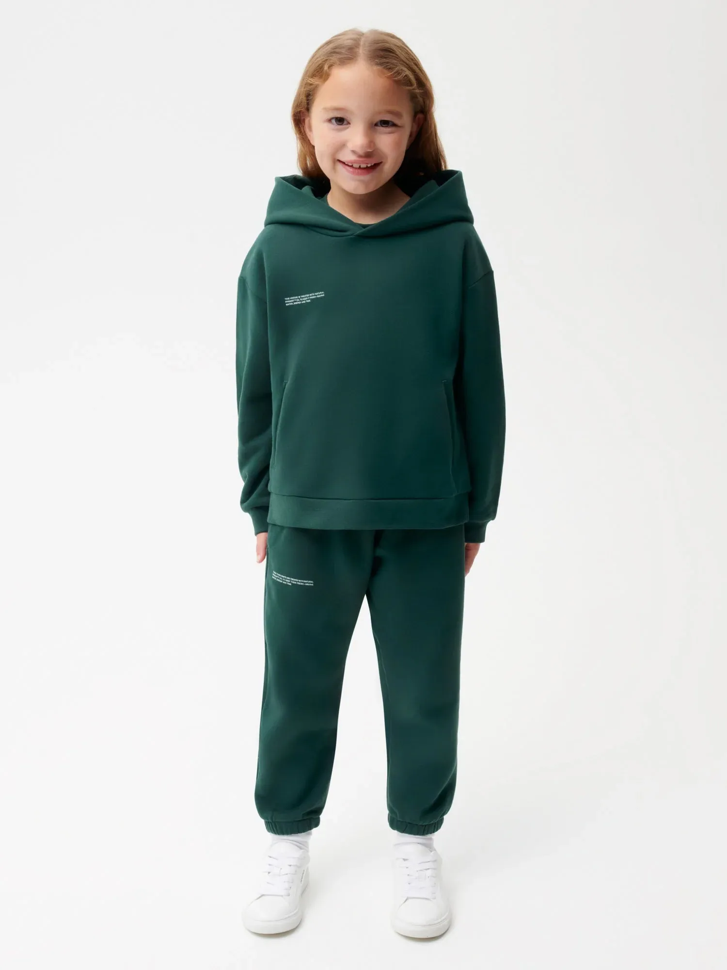 Kids' 365 Hoodie - Neutral Tones—foliage green