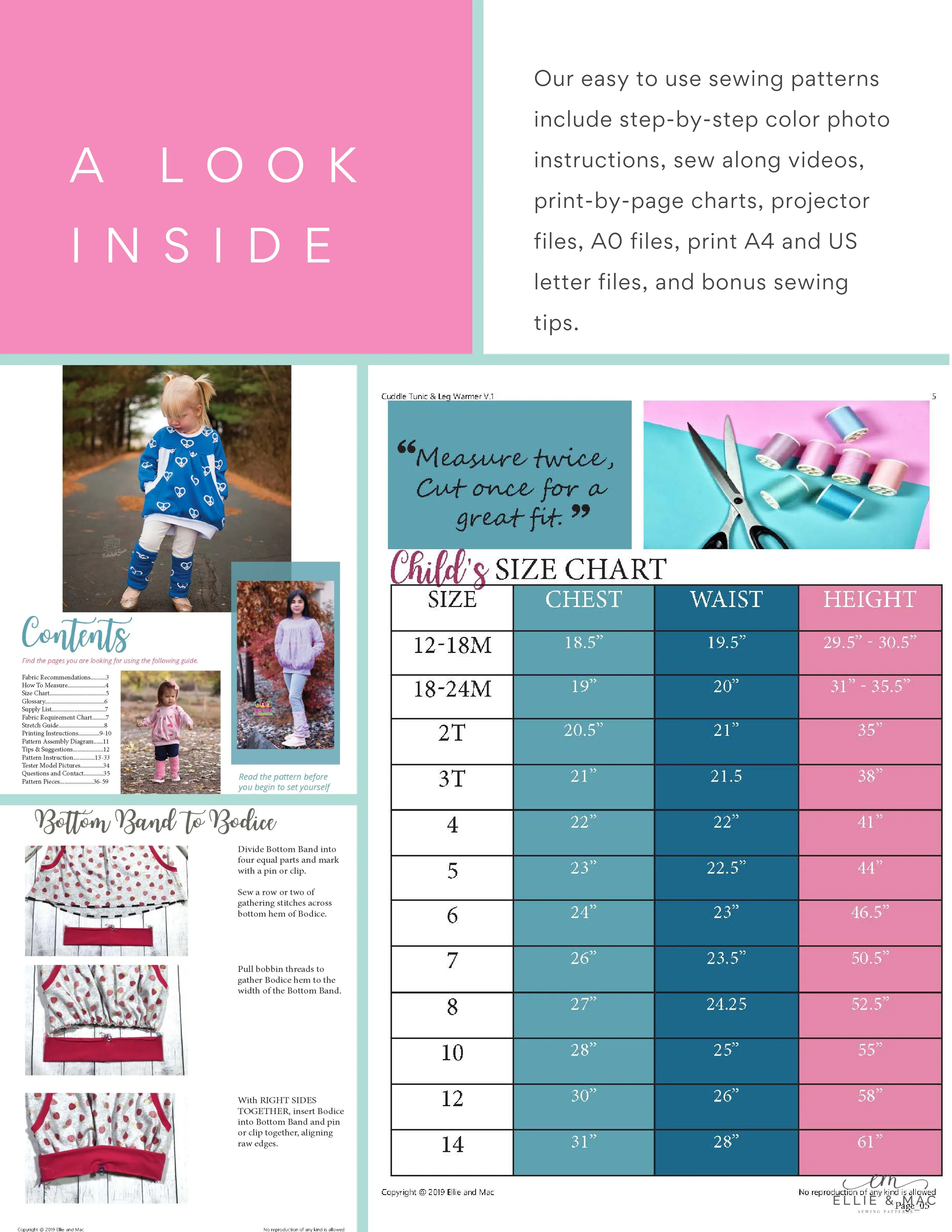 Kids Cuddle Tunic & Leg Warmer Pattern