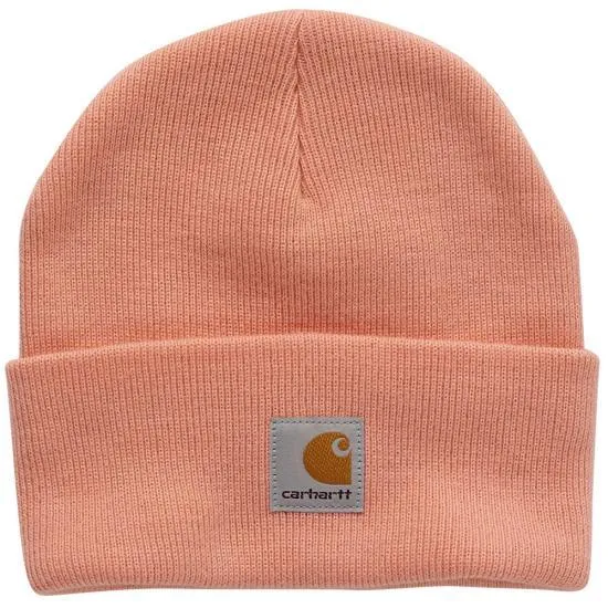 Kids Knit Beanie, Peach Amber