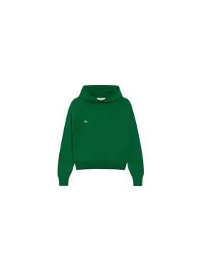 Kids Merino Wool Hoodie—seaweed green