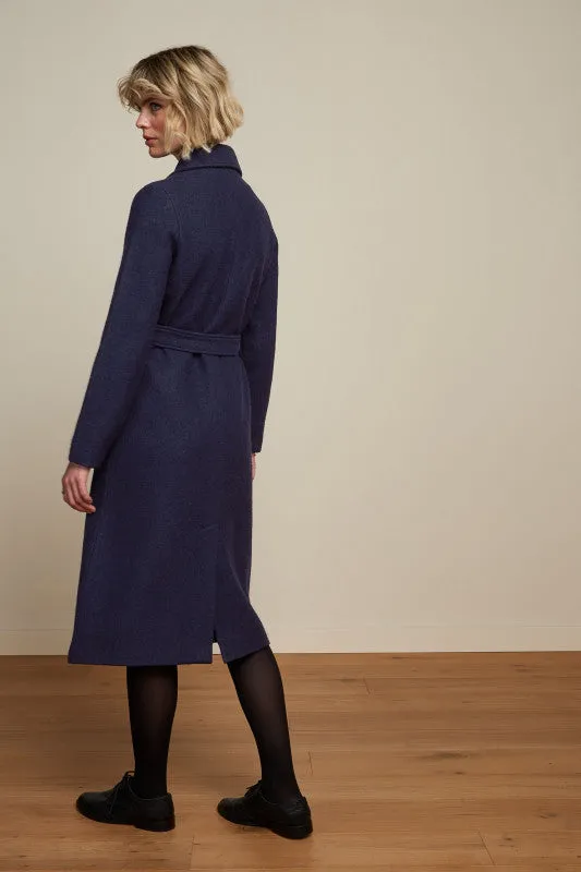 KING LOUIE Ink Blue Arabella Coat Kennedy