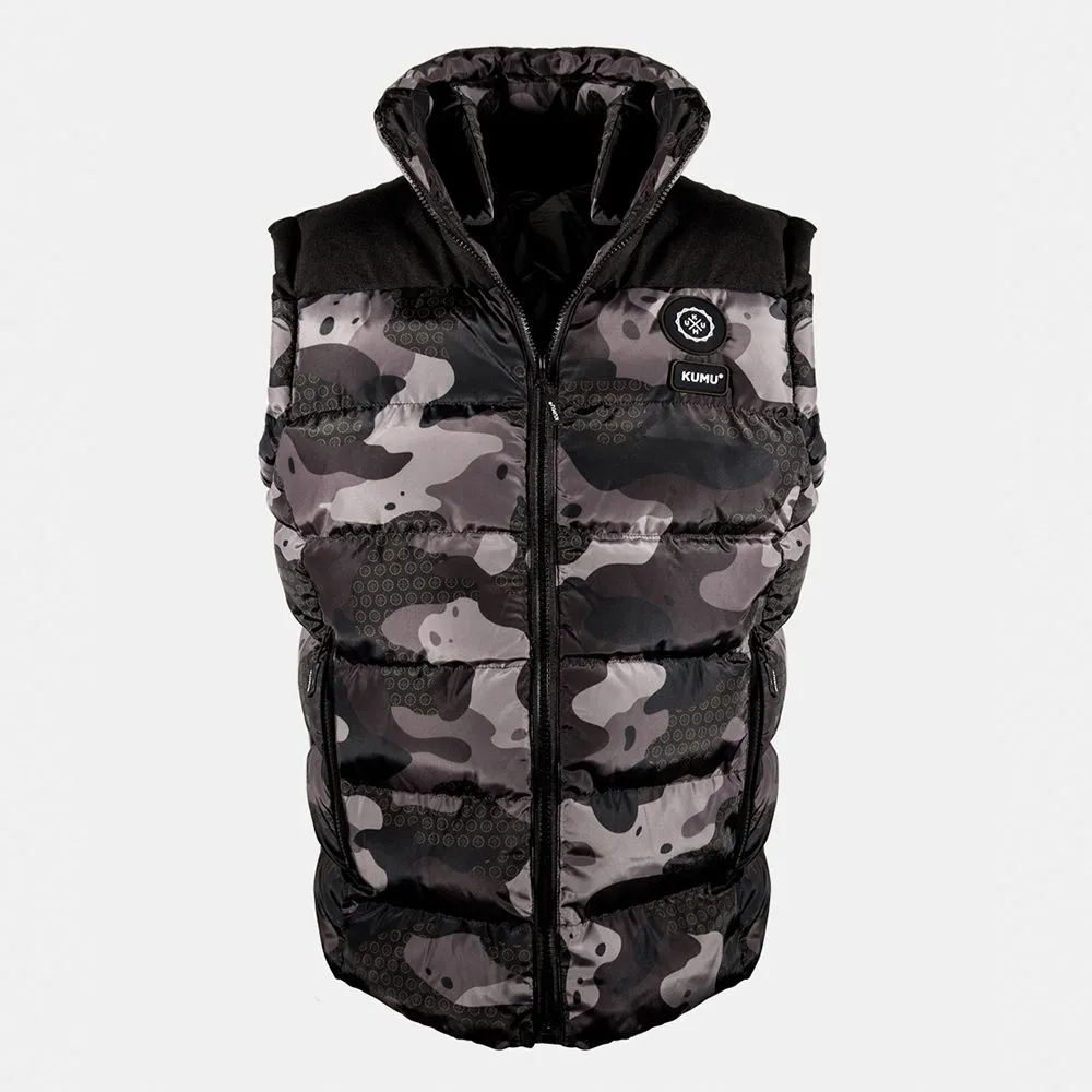 KUMU DECEPTION GILET GREYSCALE