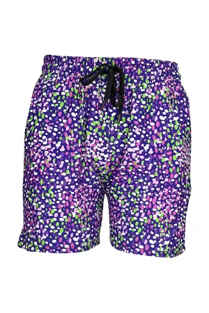 Lavender Confetti Jogger Shorts