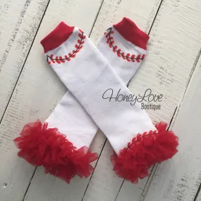 Leg Warmers - Baseball/Softball with or without red ruffle