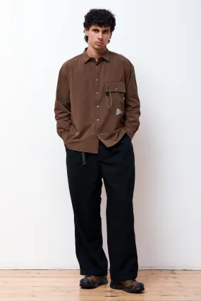 Light W Cloth Shirt Brown