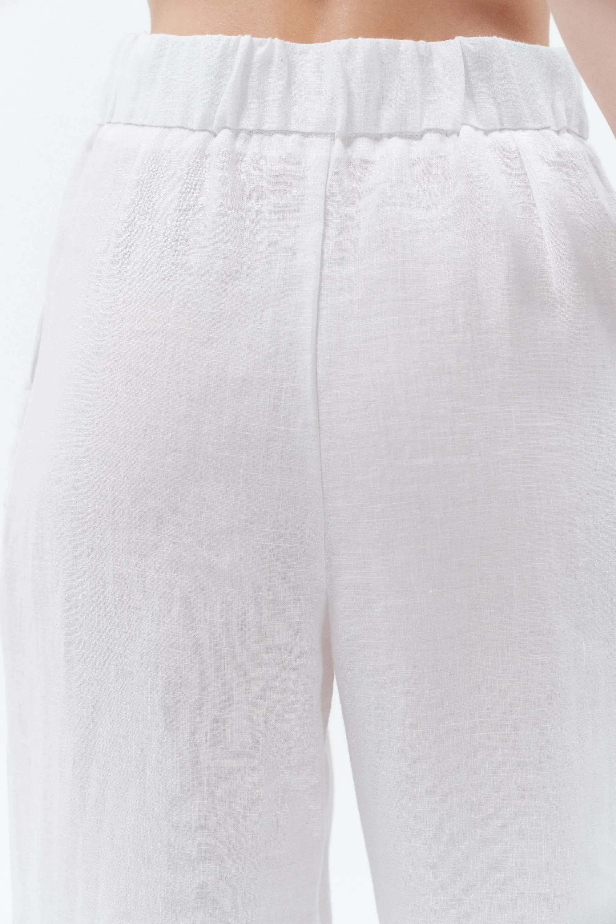 Linen pants “Independence” (White)