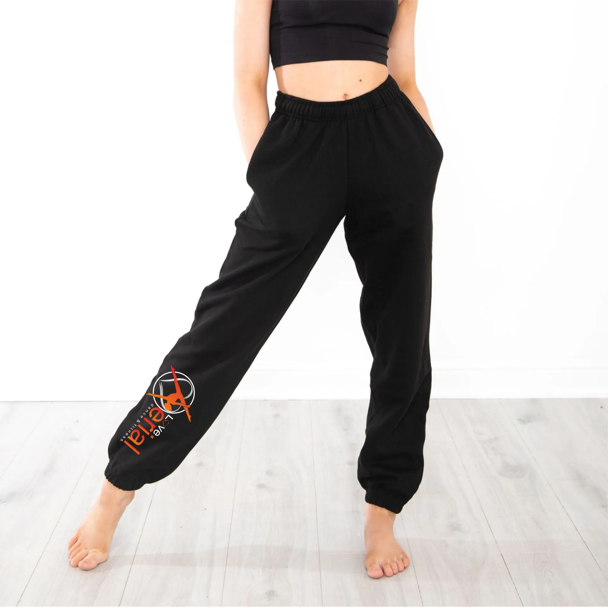 Love Aerial UK Kids Cuffed Joggers