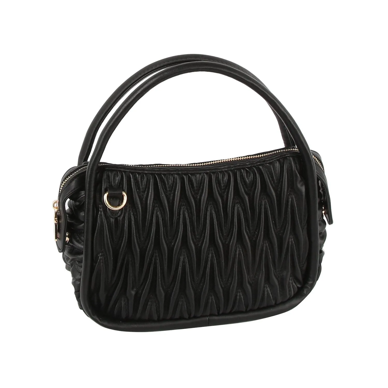 LP105Z Arielle Quilted Matelassé Handbag/Crossbody