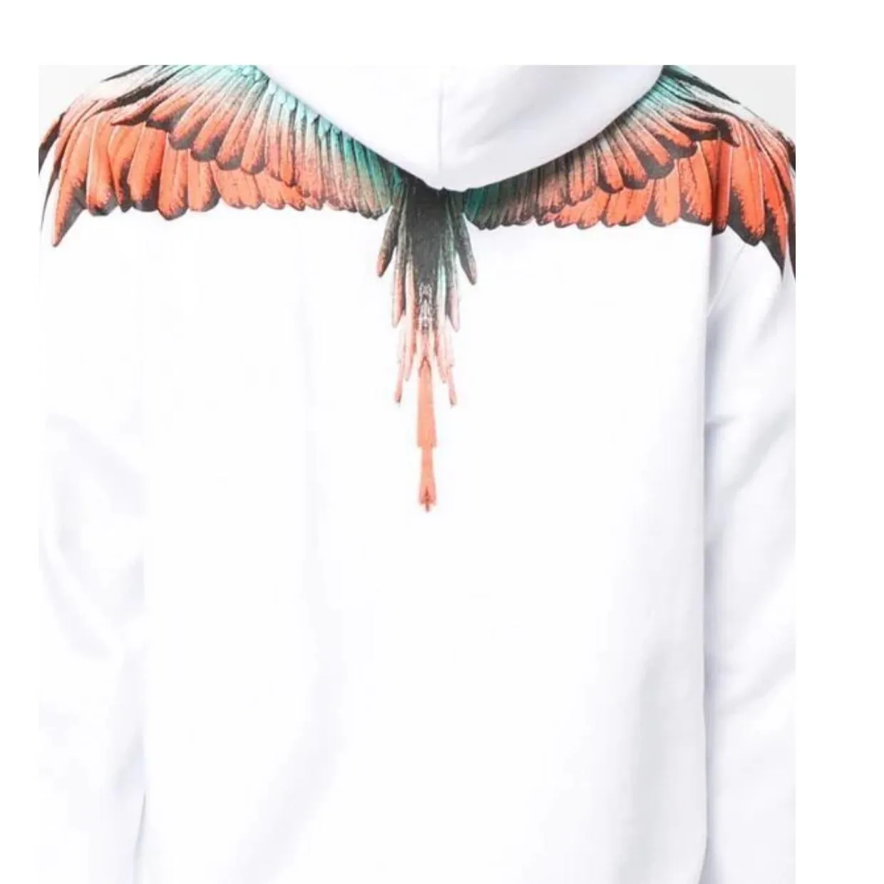 Marcelo Burlon Icon Wings Regular Fit White Hoodie