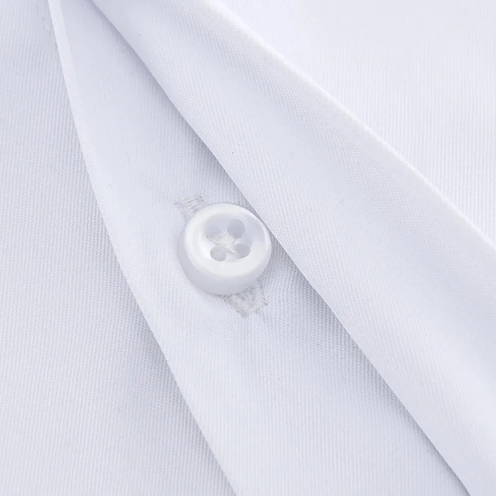 MC - Classic French Cuff Shirt: White, standard-fit, long sleeve, perfect for office wear