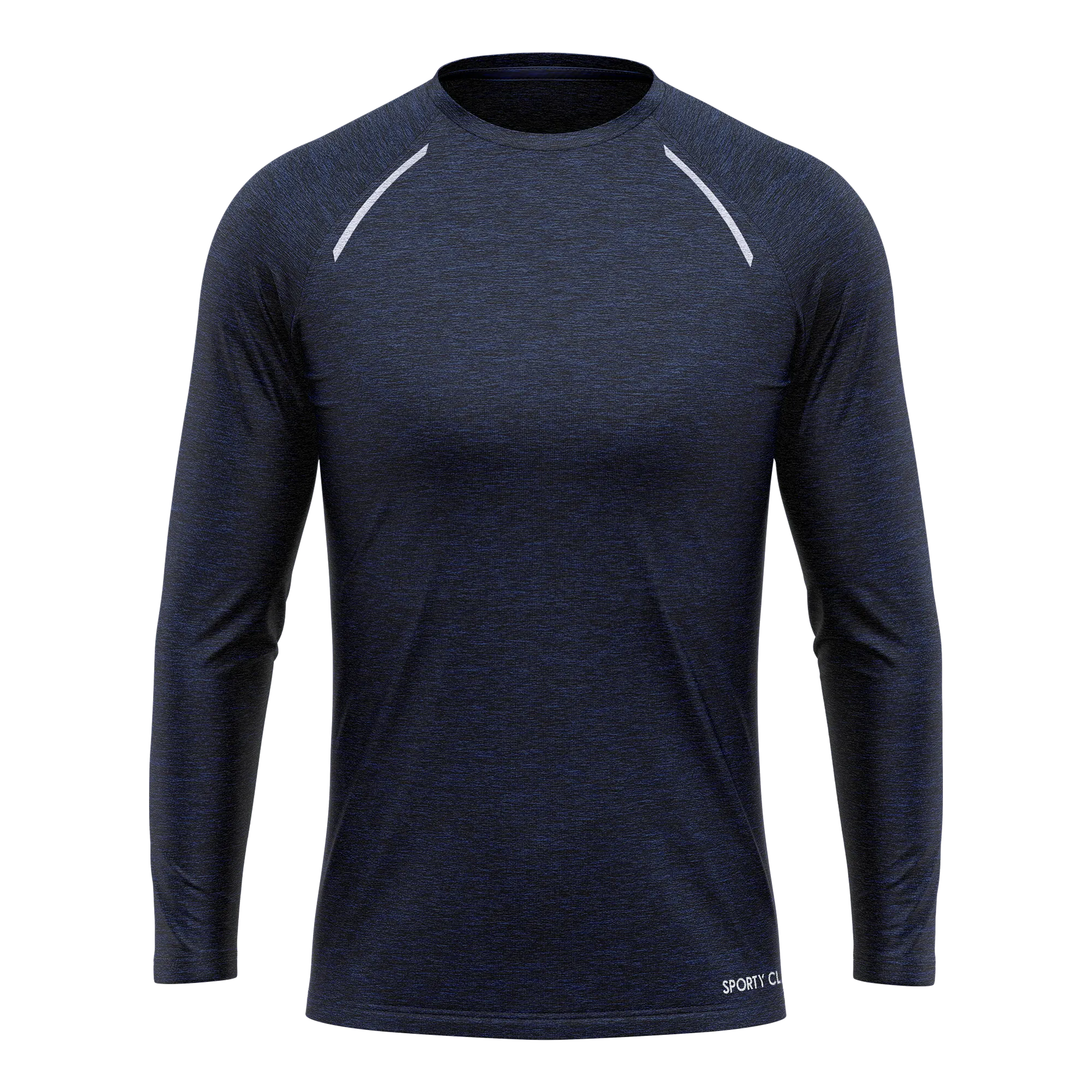 Men's Blue Long Sleeve Thermal T-Shirt