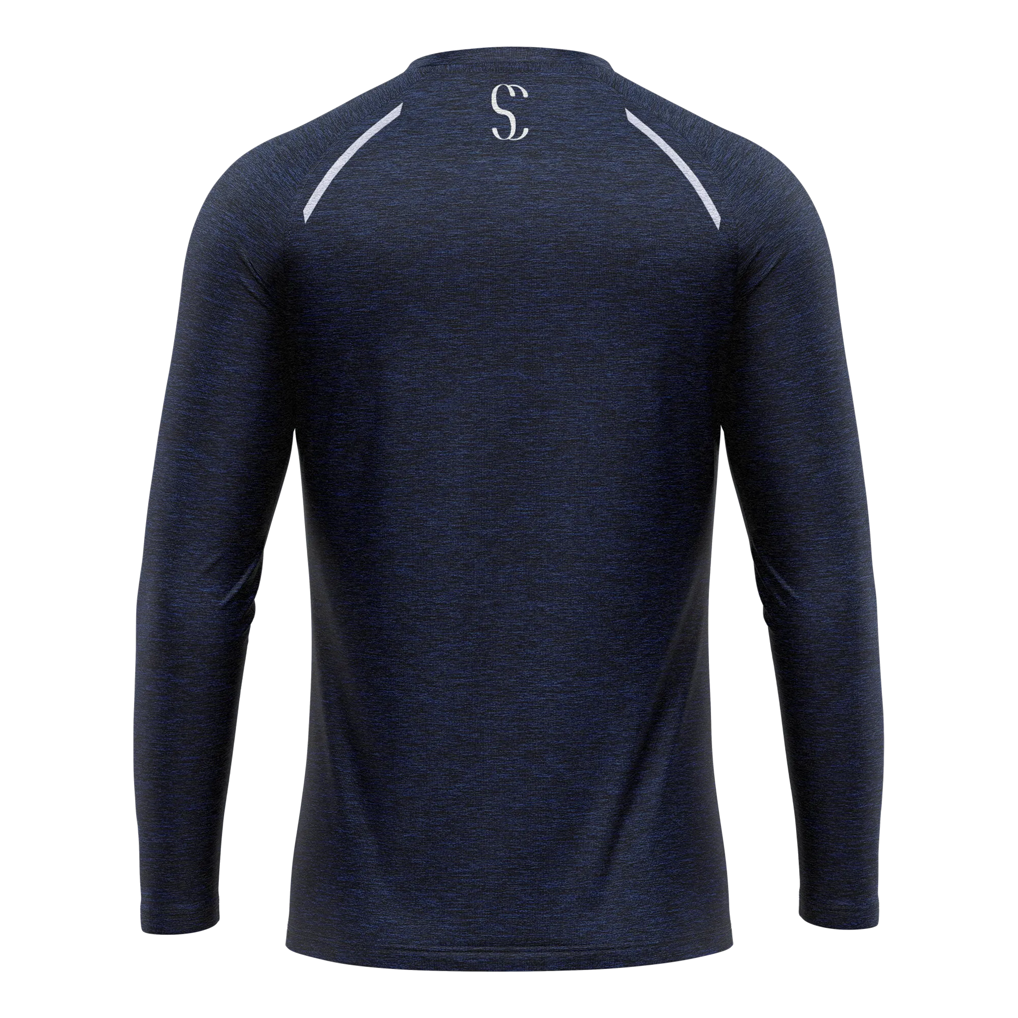 Men's Blue Long Sleeve Thermal T-Shirt