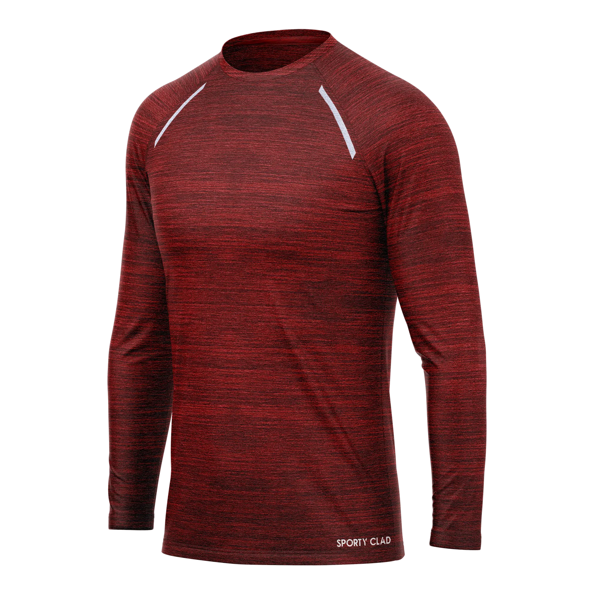 Men's Burgundy Long Sleeve Thermal T-Shirt