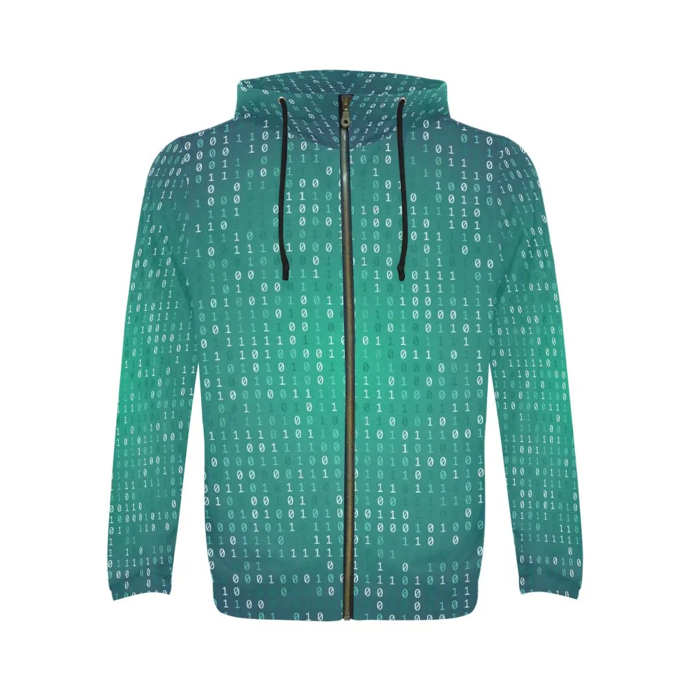 Men's Classic Zip Hoodie - E Green