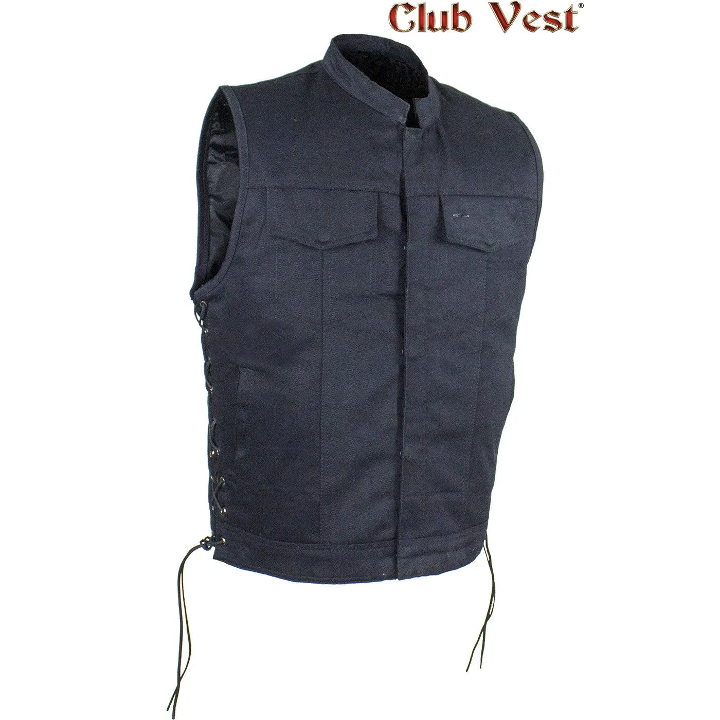 Men's Denim Gun Pocket Vest by Club Vest