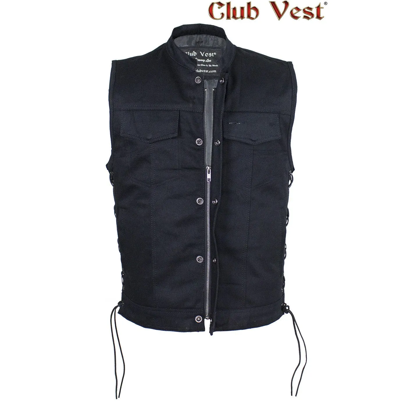 Men's Denim Gun Pocket Vest by Club Vest