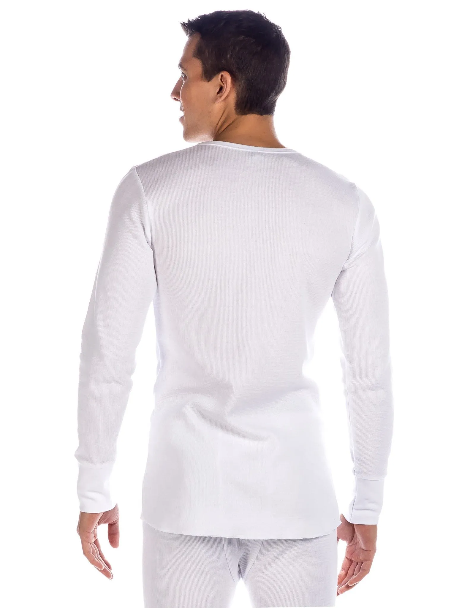 Men's Extreme Cold Waffle Knit Thermal Top and Bottom Set