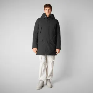 Men's  hooded parka Wilson in black