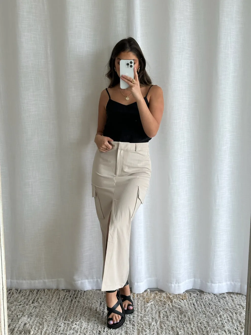 Miss Cargo Maxi Skirt