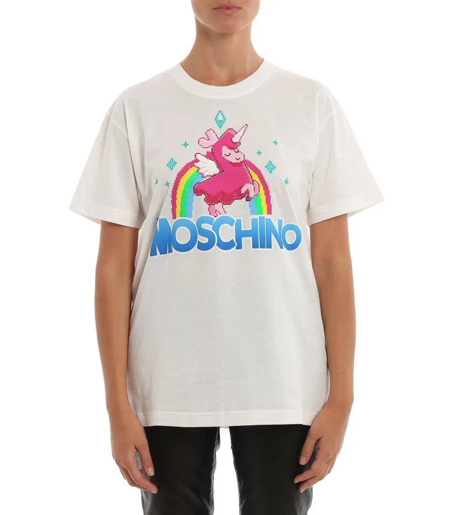 Moschino Couture Unicorn T-Shirt. Size S