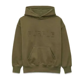 Moss Cutout Wordmark Po Hoodie (Green) - PP401HWMO124