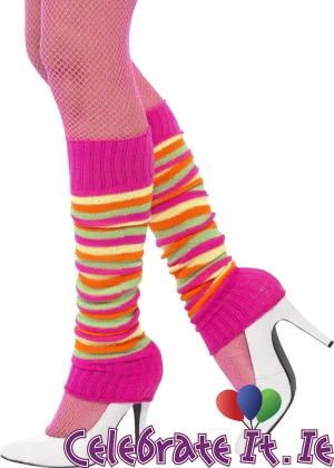 Neon Legwarmers - Striped