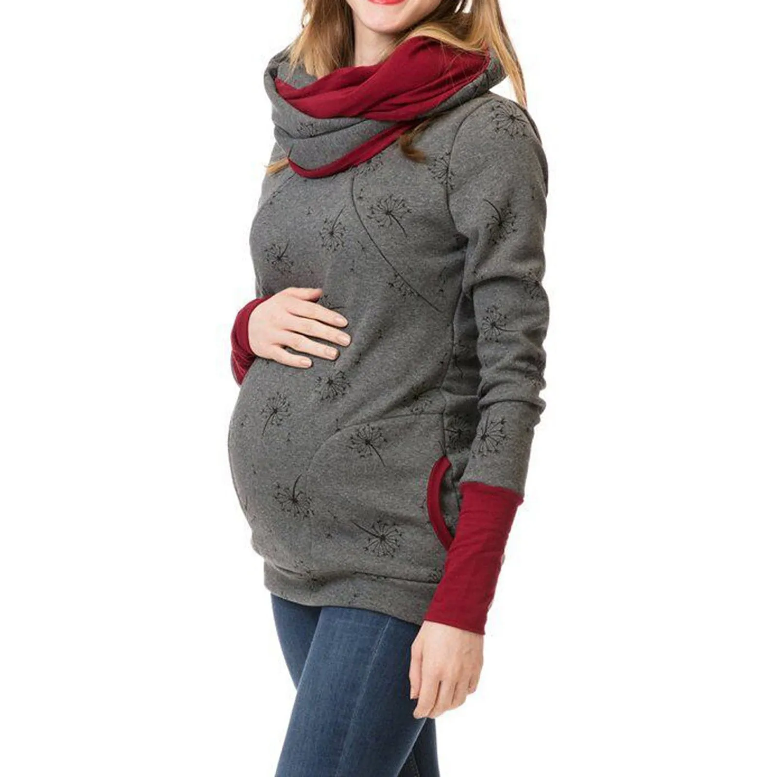 New Maternity Nursing Hoodie Sweatshirt Winter Autumn Pregnancy Clothes Pregnant Women Breastfeeding Sweater Shirts hoodies Top