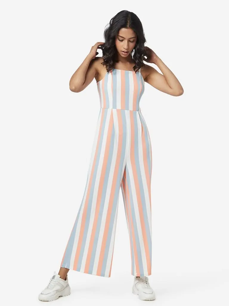 Nuon Coral Striped Nalinska Jumpsuit