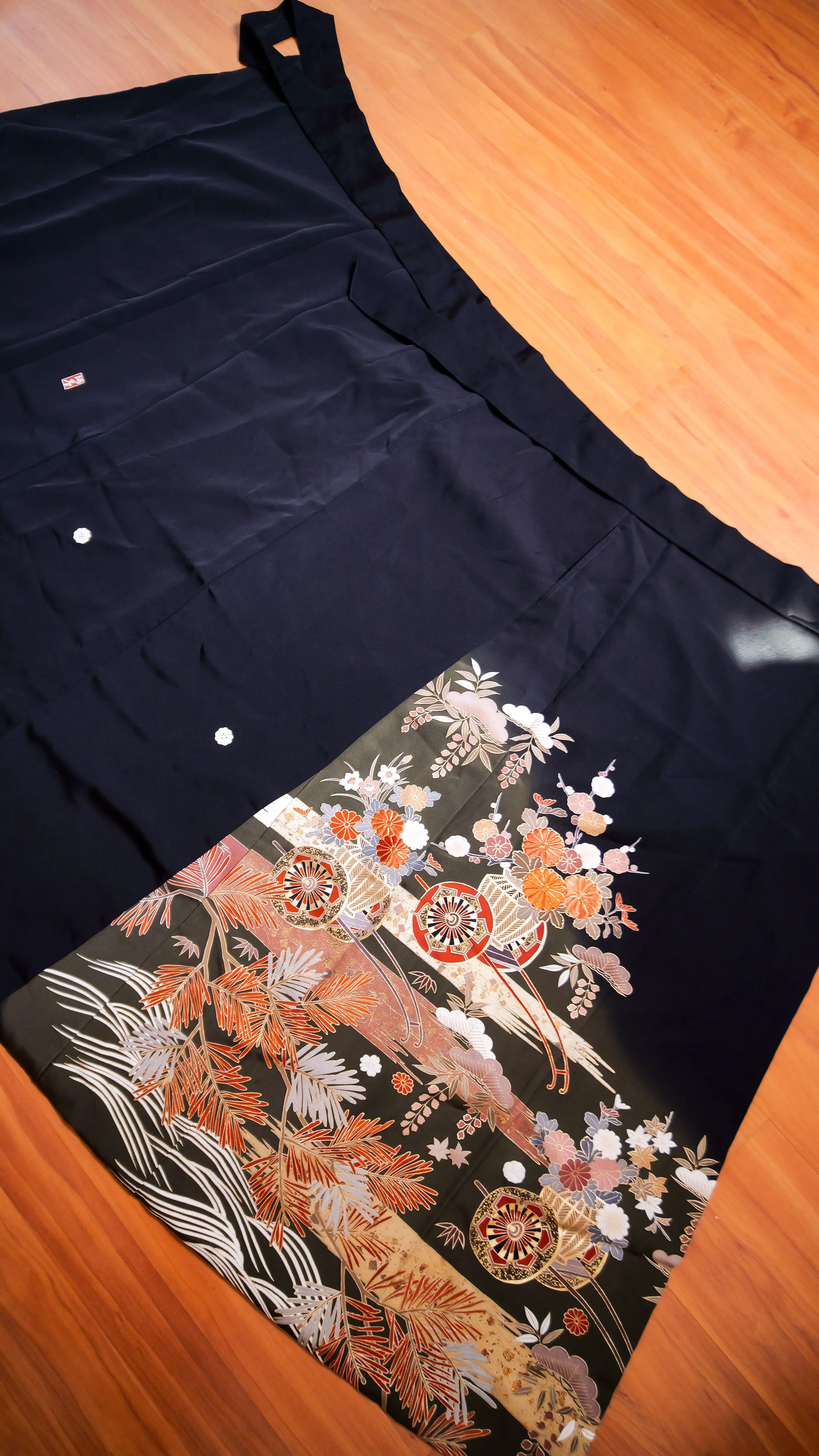 On-Hand Premium Item: A Garden Navy | Wrap Skirt - 2T | PHO013