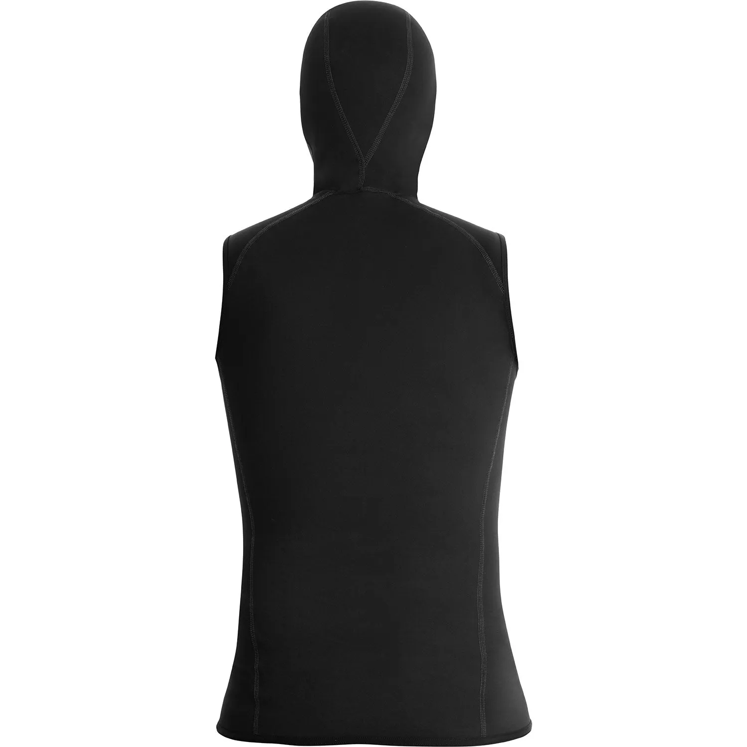 Open Box Bare Exowear Hooded Vest Unisex - Black - 3X-Large