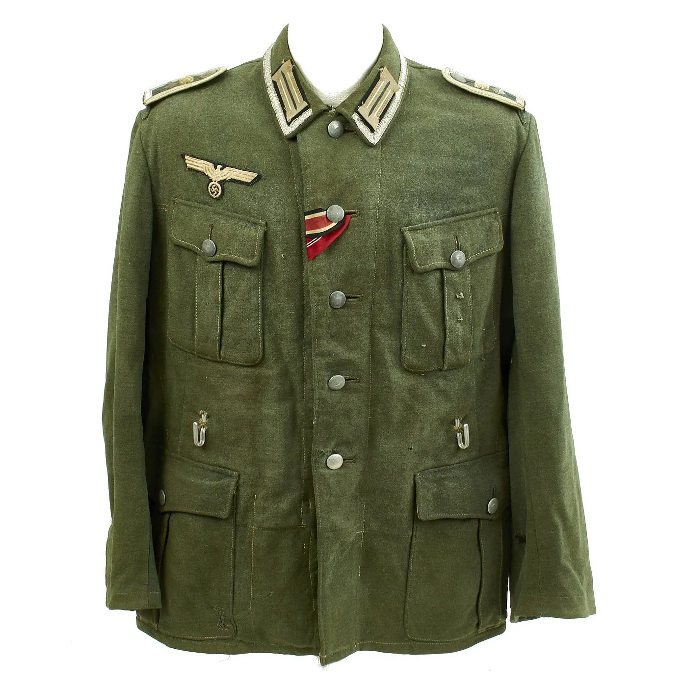 Original German WWII Heer M43 NCO Combat Tunic