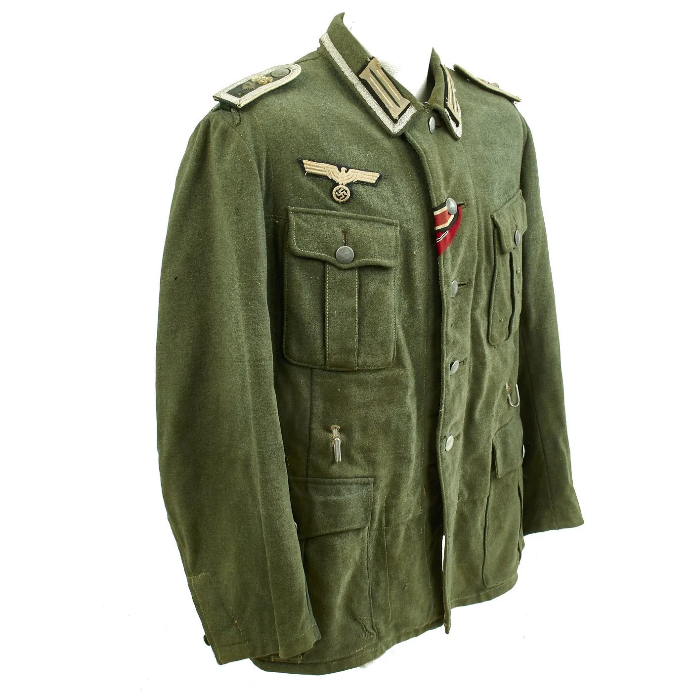 Original German WWII Heer M43 NCO Combat Tunic