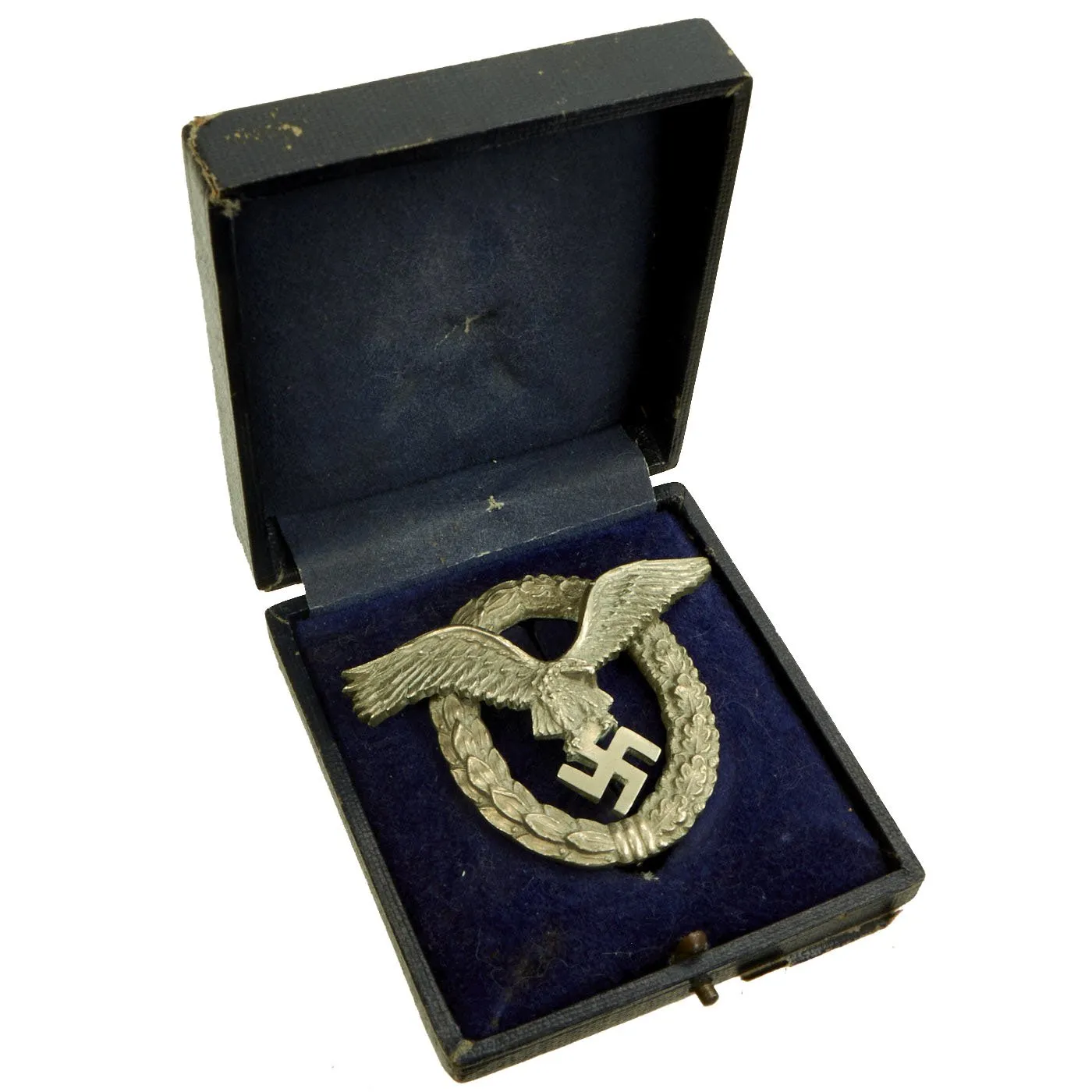 Original German WWII Luftwaffe Pilot's Badge by IMME in Case - Flugzeugführerabzeichen