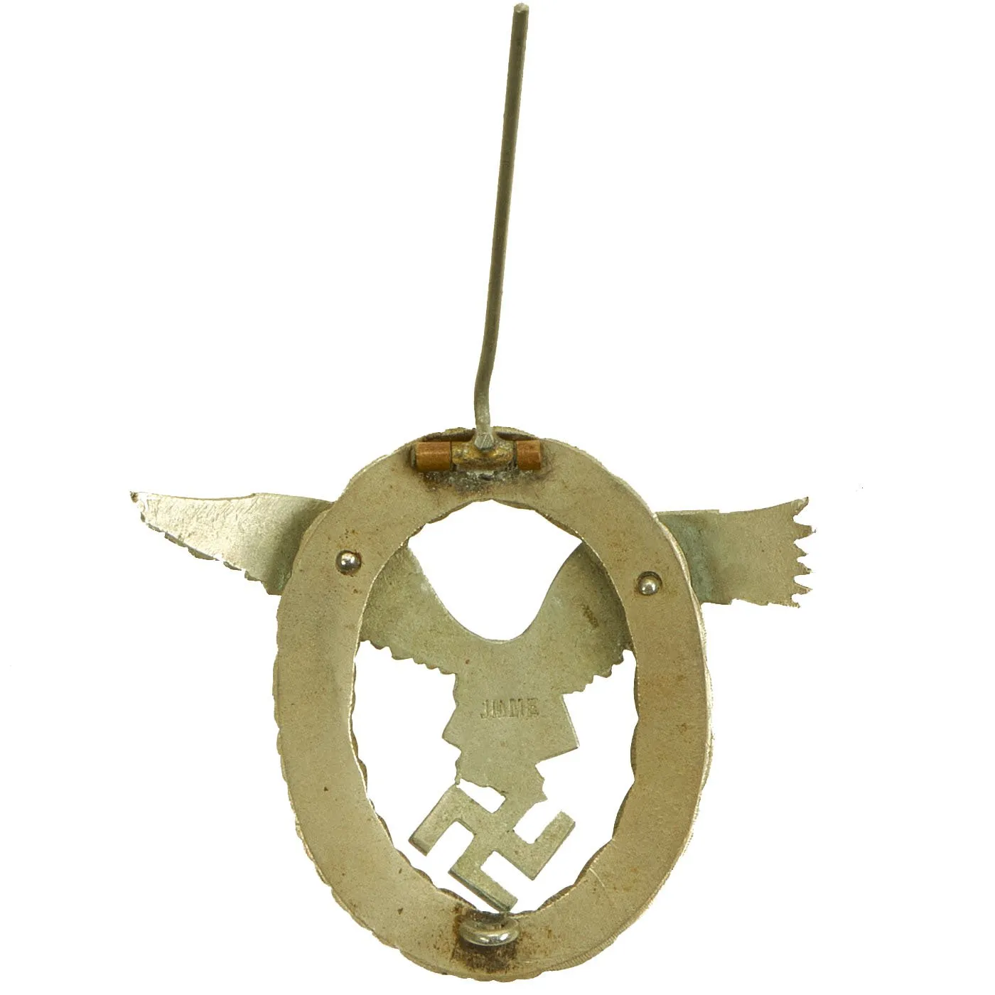 Original German WWII Luftwaffe Pilot's Badge by IMME in Case - Flugzeugführerabzeichen