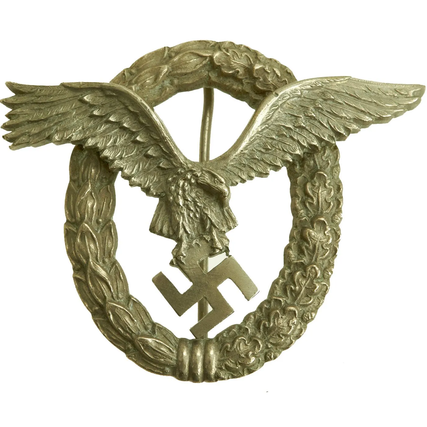 Original German WWII Luftwaffe Pilot's Badge by IMME in Case - Flugzeugführerabzeichen