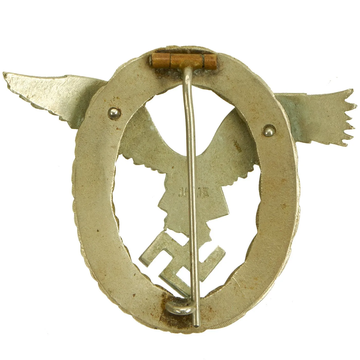 Original German WWII Luftwaffe Pilot's Badge by IMME in Case - Flugzeugführerabzeichen